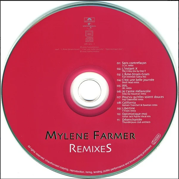 Mylene Farmer - Remixes