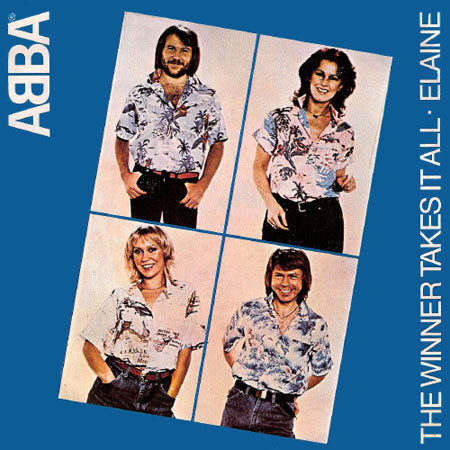 ABBA – The Winner Takes It All / Elaine (7″ single) 1980 Polydor 2001981 pt