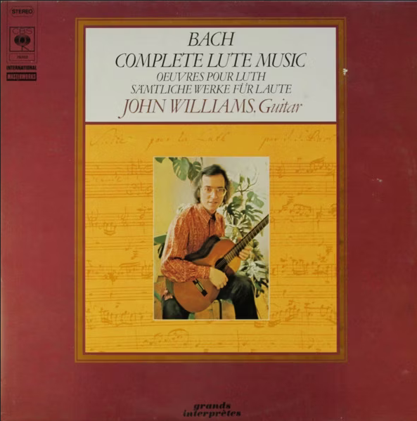 Bach John Williams Complete Lute Music (2x vinil) 1975 CBS 79203 Hollanda