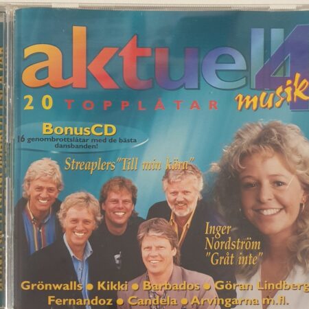 Various – Aktuell Musik 4 (CD) 1996 Mariann MLPCD 1870 sweden 7/7 (no cd2, falta)