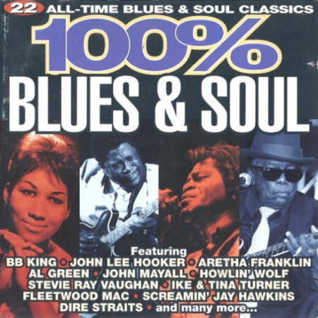 Various – 100% Blues & Soul (CD) 1995 Telstar TCD2760 uk 7/7