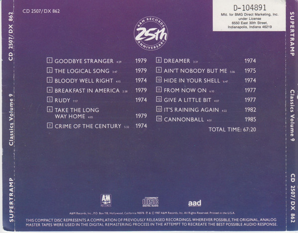 Supertramp Classics1