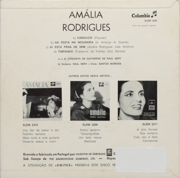 Amália Rodrigues Caracois1