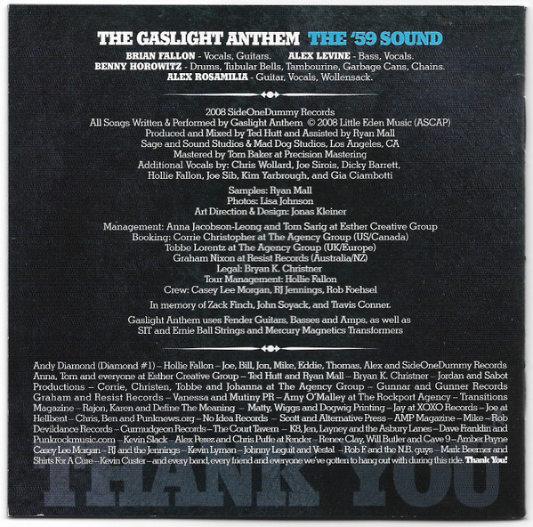 Gaslight Anthem 59c