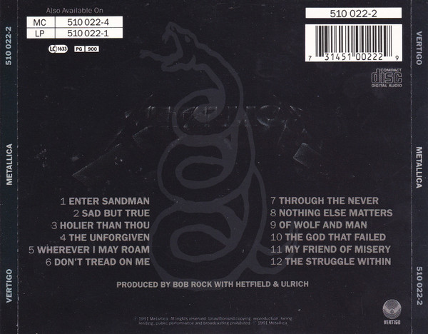 Metallica black album4