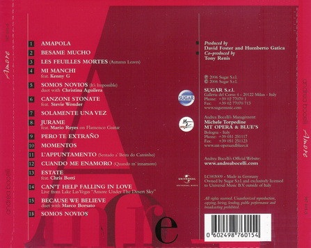 Andrea Bocelli - Amore1