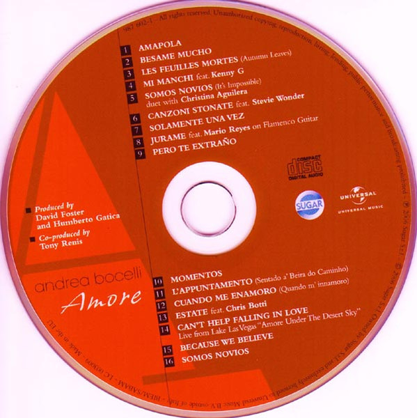 Andrea Bocelli - Amore2