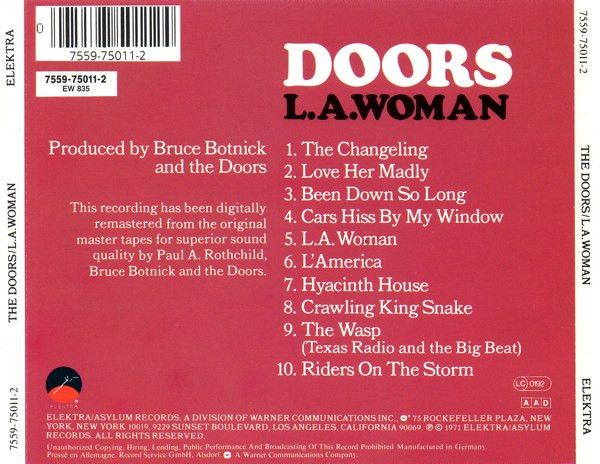 Doors - L.A. Womancd99