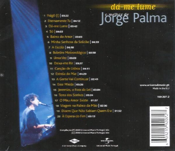 Jorge Palma - Dá-Me Lume O Melhor1