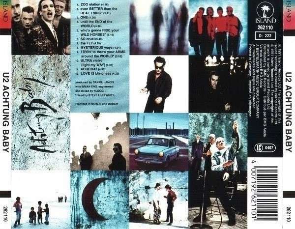 U2 - Achtung baby (cd) 1991eu