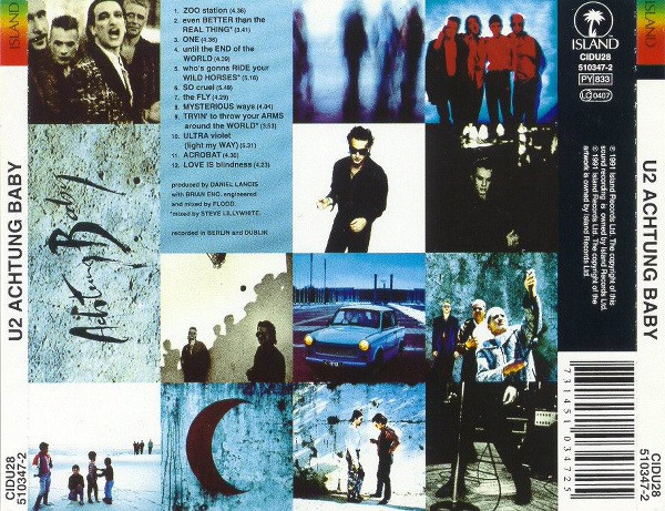 U2 - Achtung baby (cd) 1991eu99